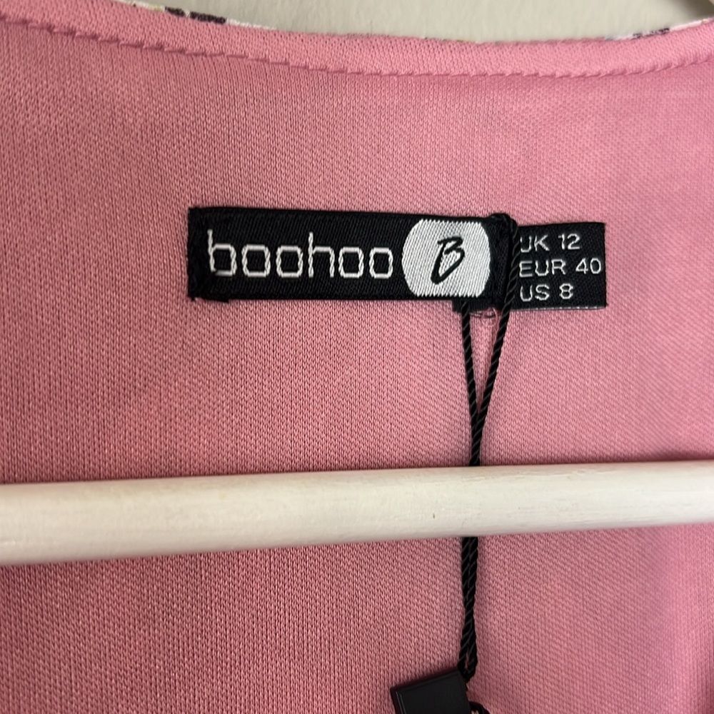 Boohoo FLORAL FRILL DETAIL WRAP MAXI DRESS - Picture 6 of 12